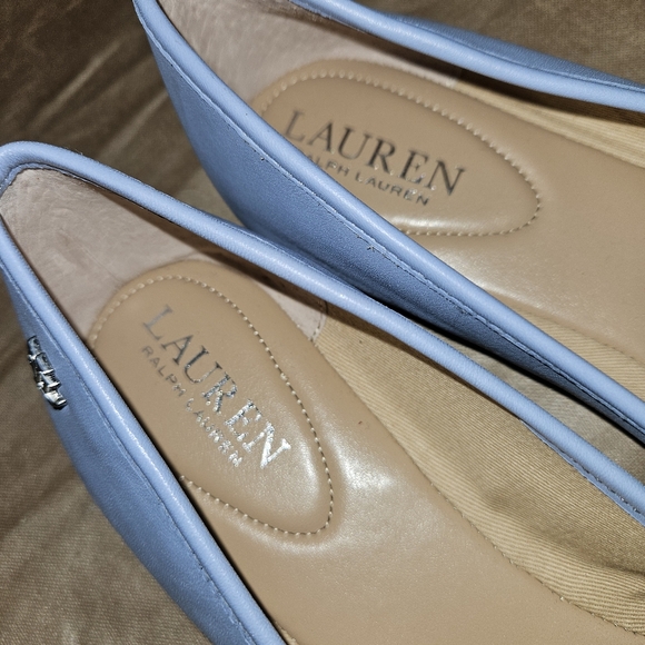 Ralph Lauren Jayna Bow Detail Leather Ballet Flats, women's size 9, NWOT - Picture 5 of 7